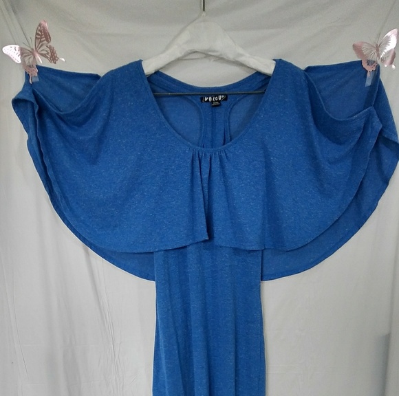 Volcom Tops - Volcum Blue Wing Sleeve Blouse